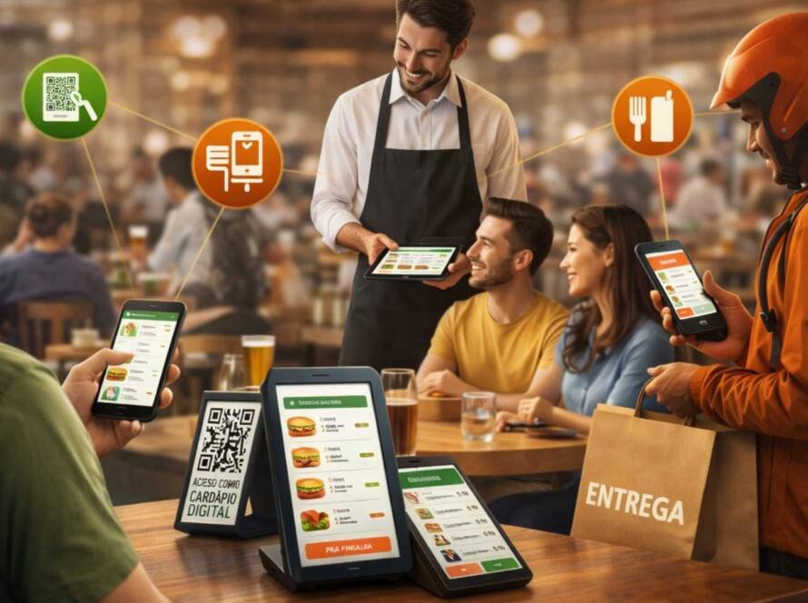 O futuro dos restaurantes com atendimento híbrido