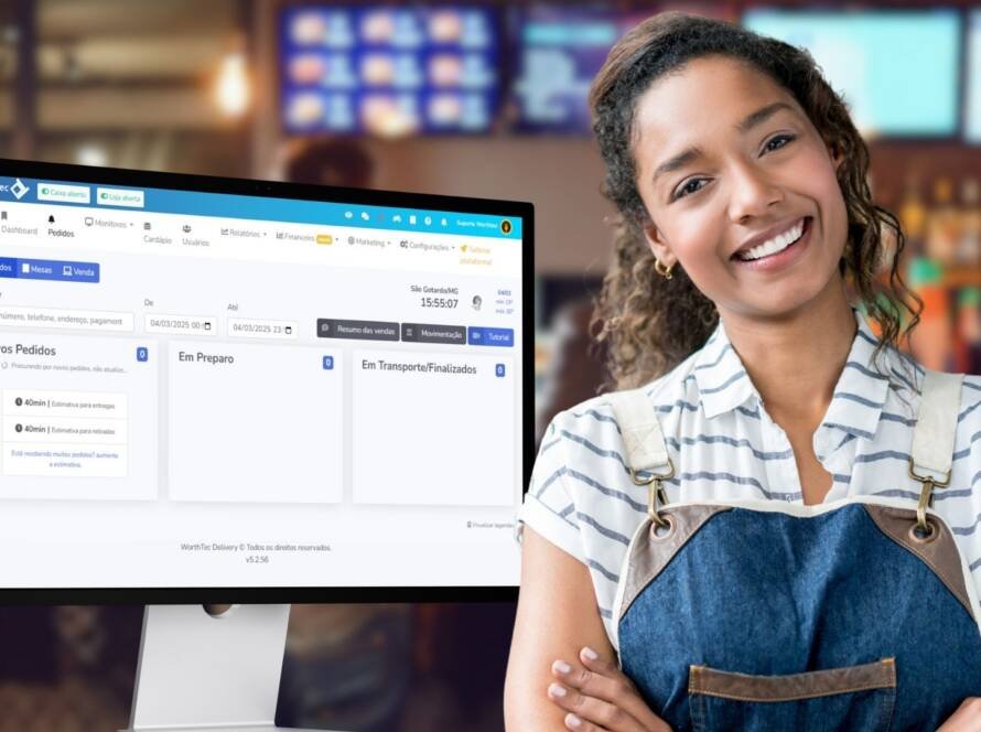 Ponto de Venda (PDV) da WorthTec Delivery